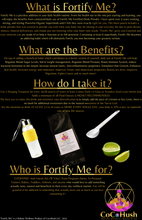 Load image into Gallery viewer, "Fortify Me" Wellness/Detoxification Drink Powder