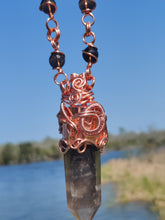 Load image into Gallery viewer, Enchanted Orogonite Smoky Quartz Crystal Key