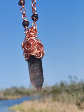 Load image into Gallery viewer, Enchanted Orogonite Smoky Quartz Crystal Key
